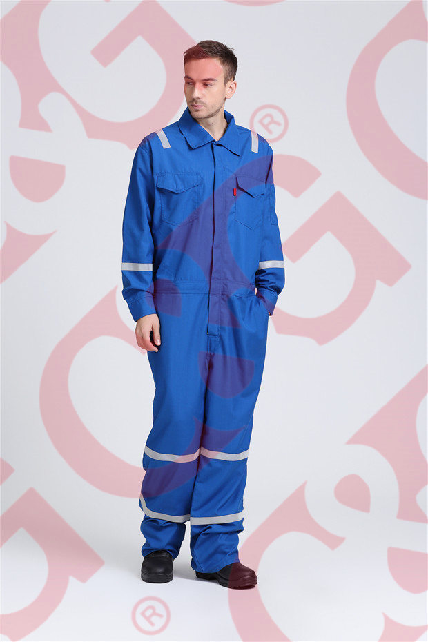 Nomex royal blue coverall